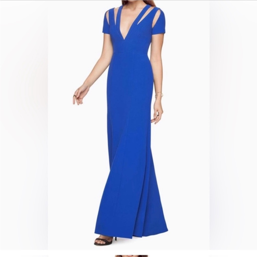 BCBG Elegant Blue Evening Gown